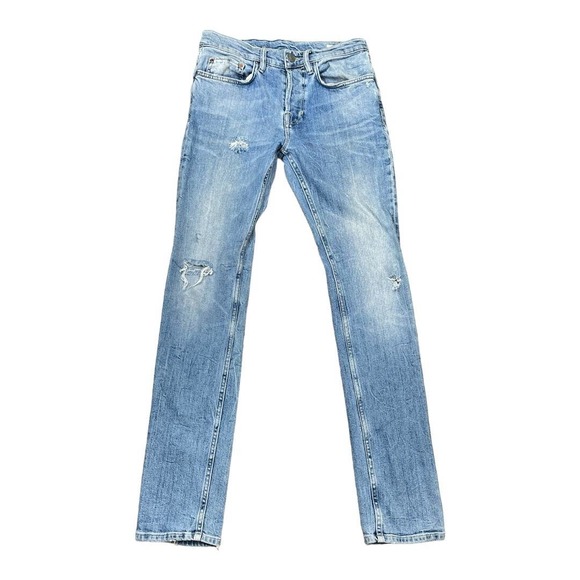 All Saints Other - All Saints Cigarette Ripped Skinny Blue Jeans 28